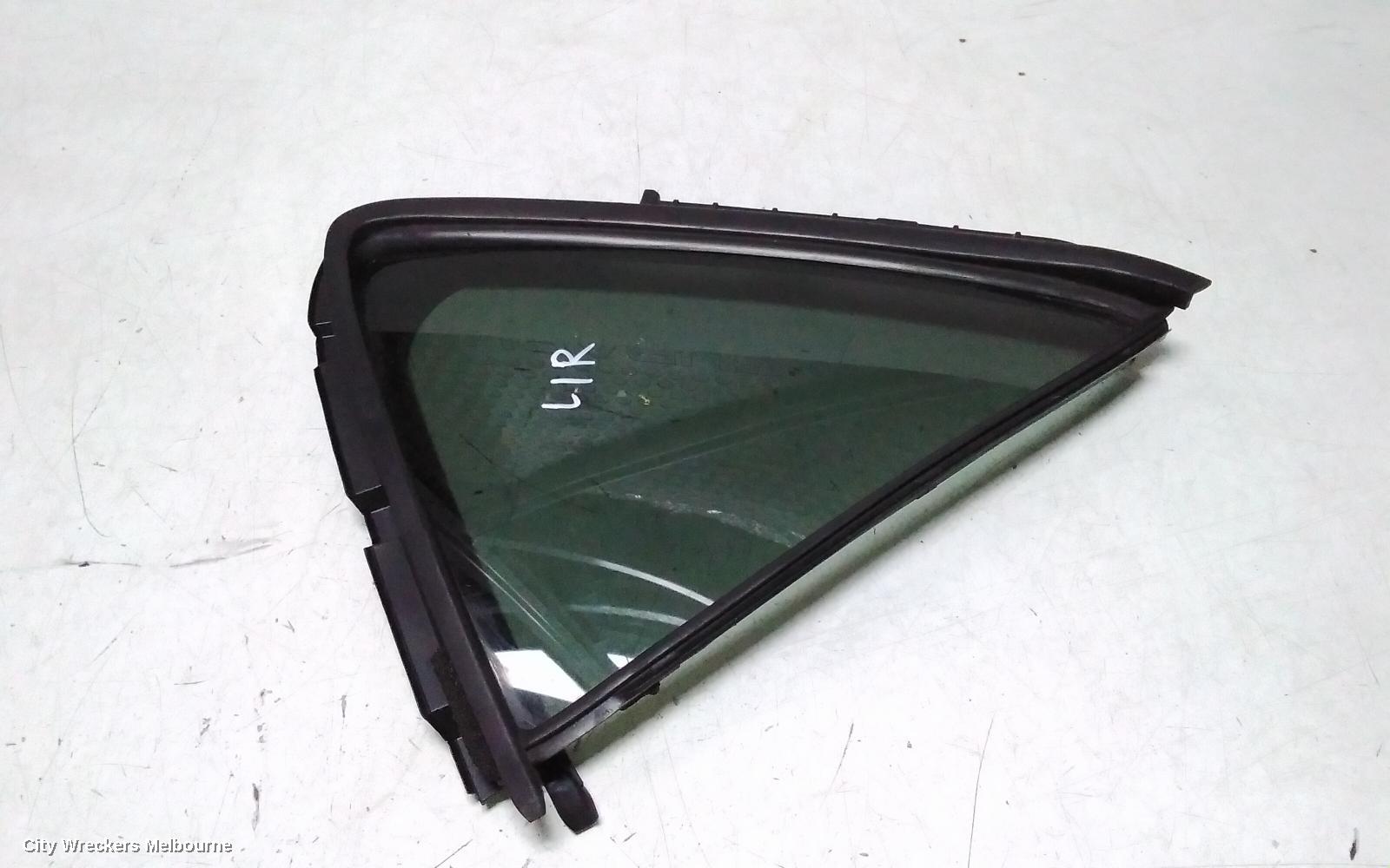TOYOTA PRIUS LEFT REAR 1/4 DOOR GLASS, NHP10, PRIUS C, 12/2011 - 03/2020