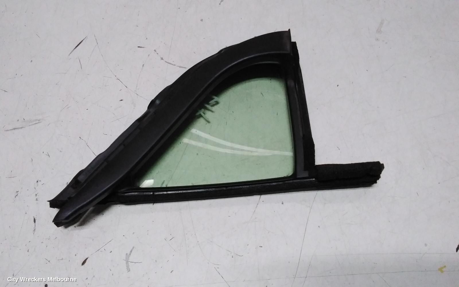 TOYOTA PRIUS LEFT FRONT 1/4 DOOR GLASS, NHP10R, AQUA, HATCH, 12/2011 - 03/2020