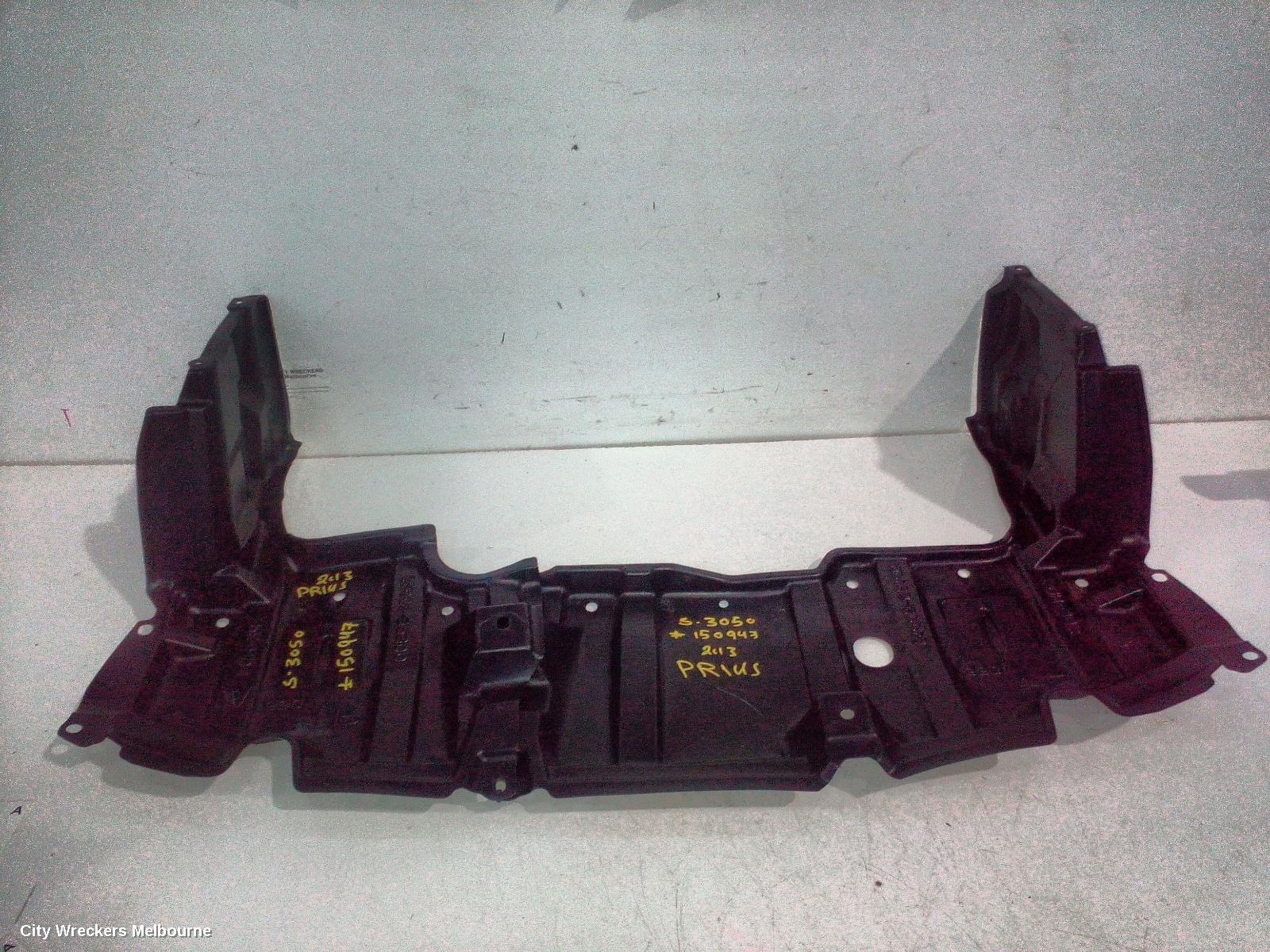 TOYOTA PRIUS LOWER ENGINE SPLASH TRAY, ZVW30R, 07/2009 - 12/2015