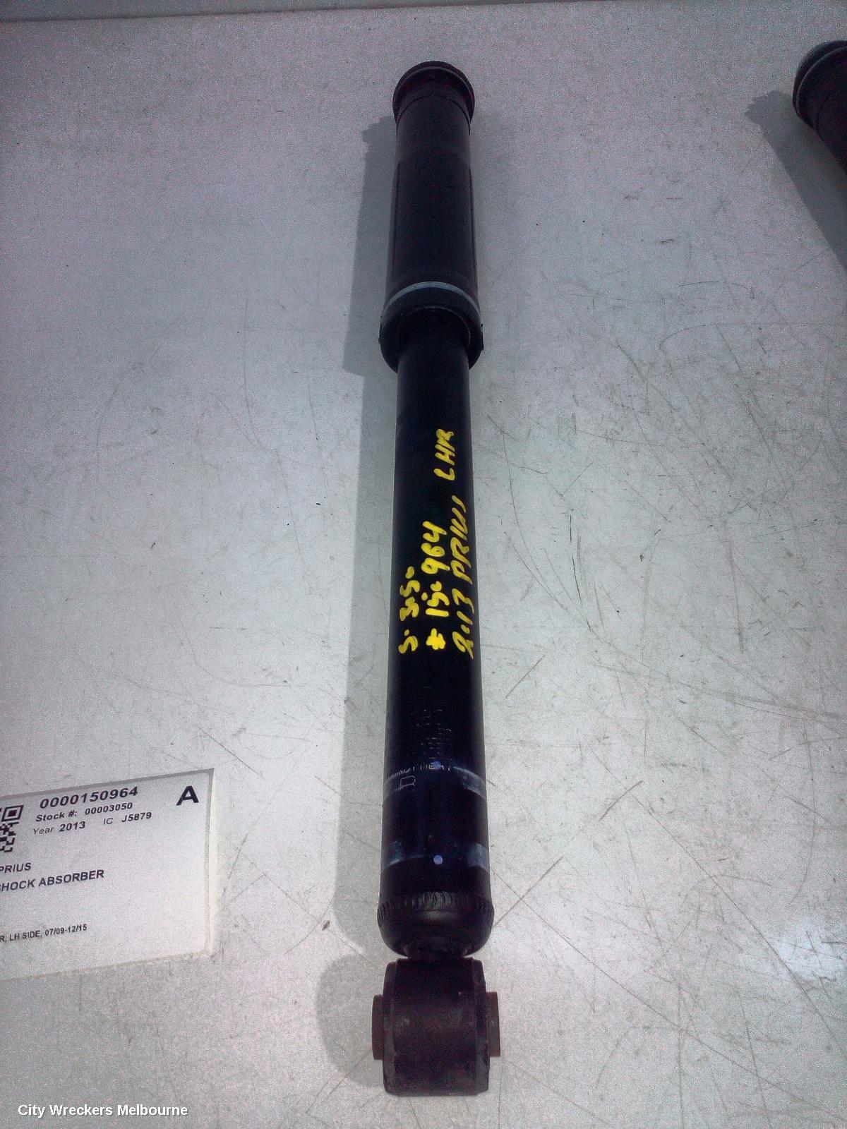 TOYOTA PRIUS SHOCK ABSORBER, ZVW30R, LH SIDE, 07/2009 - 12/2015