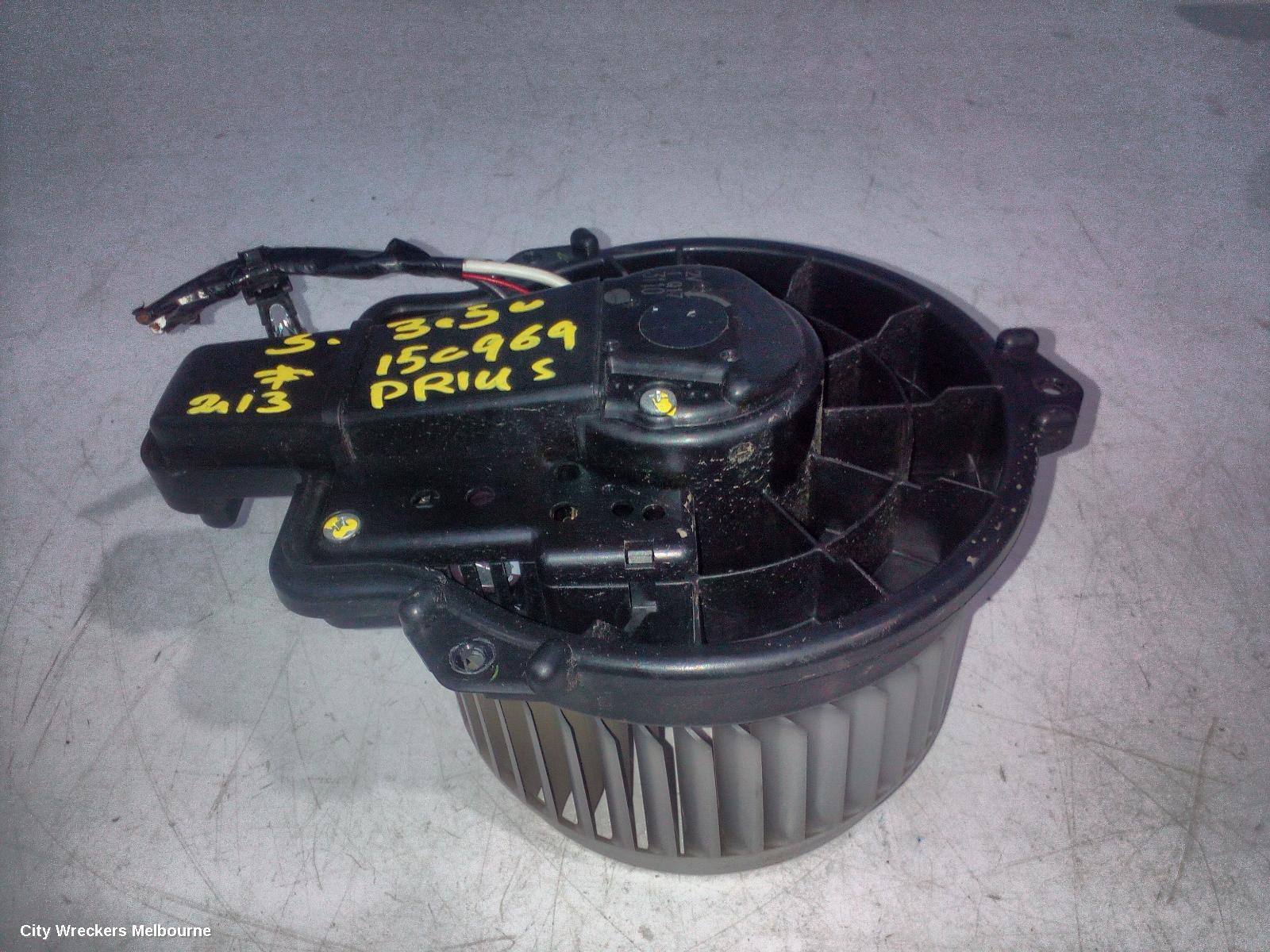 TOYOTA PRIUS HEATER FAN MOTOR, NHP10R, PRIUS C, 12/2011 - 03/2020