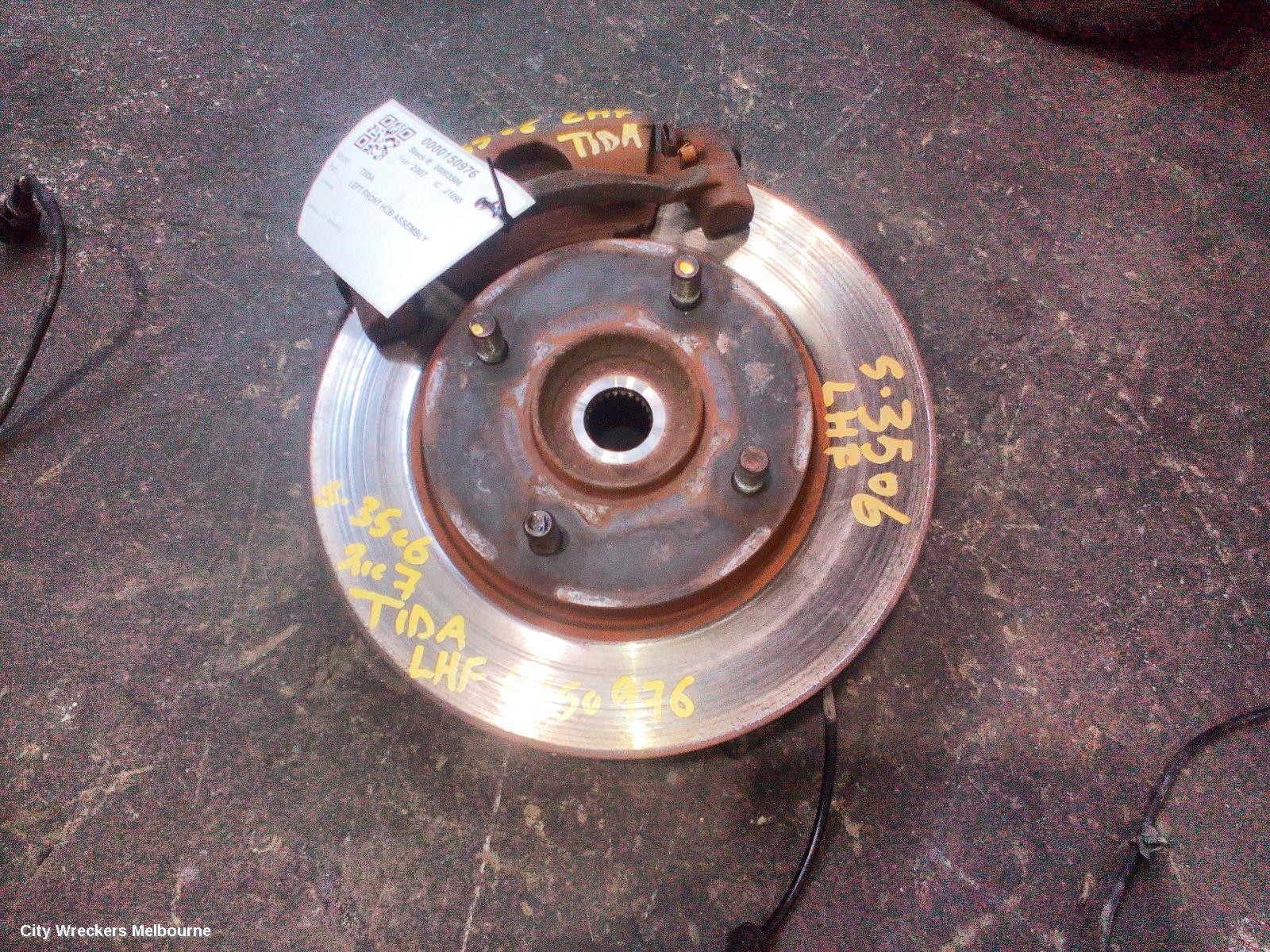 NISSAN TIIDA LEFT FRONT HUB ASSEMBLY, C11, 09/2004 - 01/2013