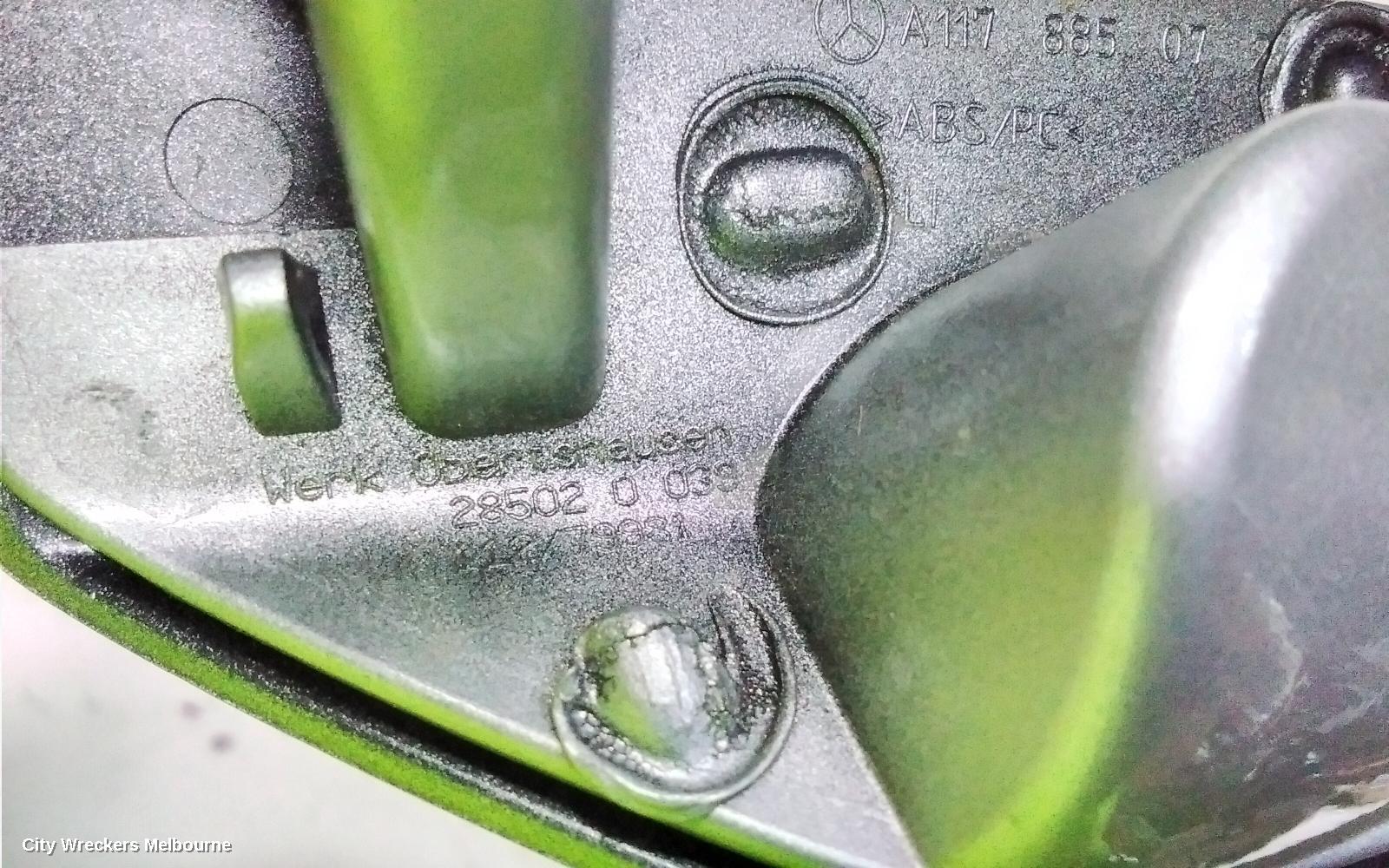 MERCEDES CLA CLASS WASHER JET, C117, 10/2013 - 02/2019