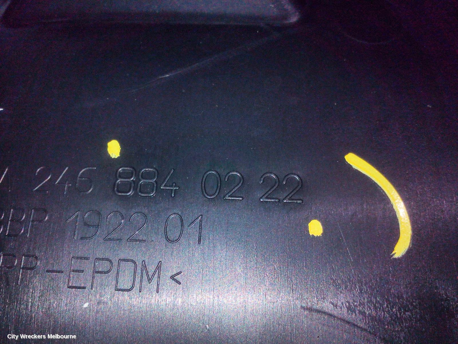 MERCEDES CLA CLASS LEFT GUARD LINER, C117/X117, FRONT, 09/2013 - 01/2019