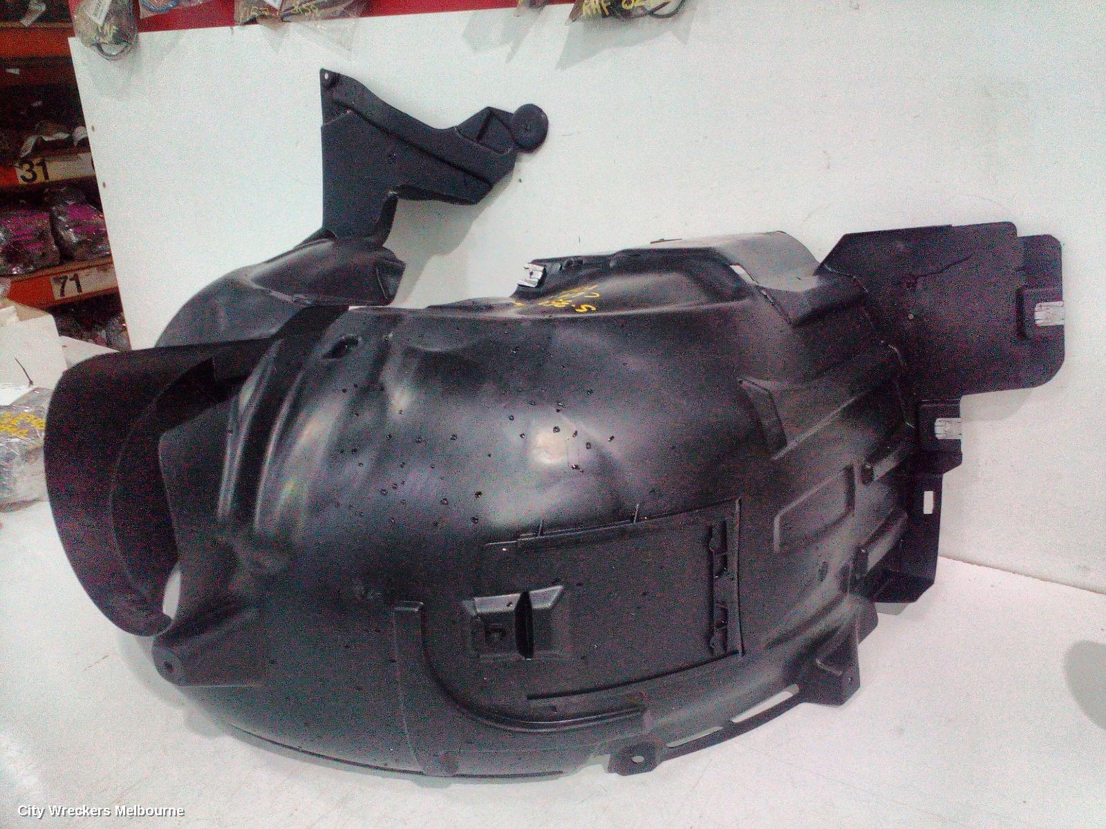 MERCEDES CLA CLASS LEFT GUARD LINER, C117/X117, FRONT, 09/2013 - 01/2019