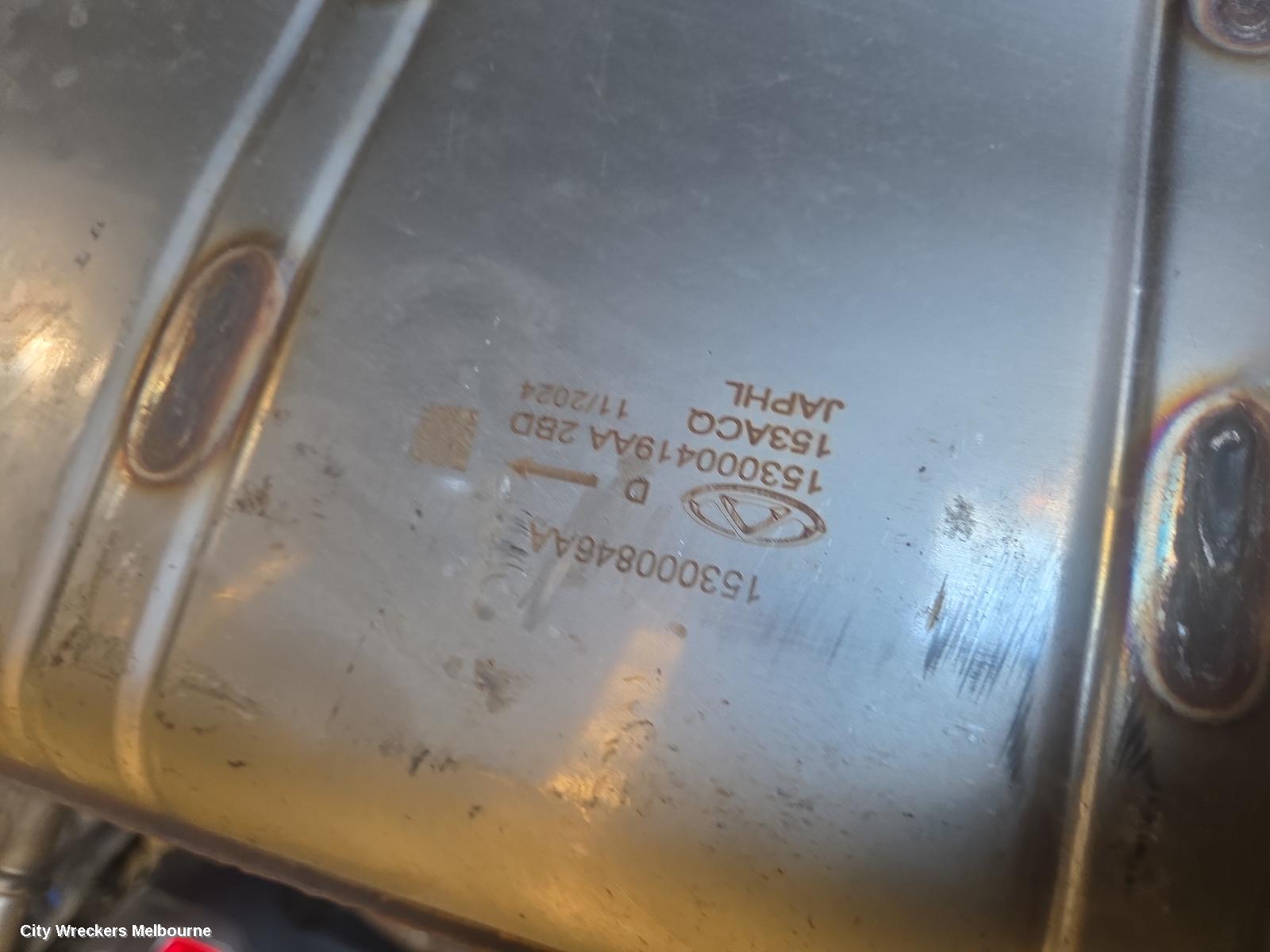 CHERY TIGGO 8 CATALYTIC CONVERTER, T31, 03/2024 ONWARDS