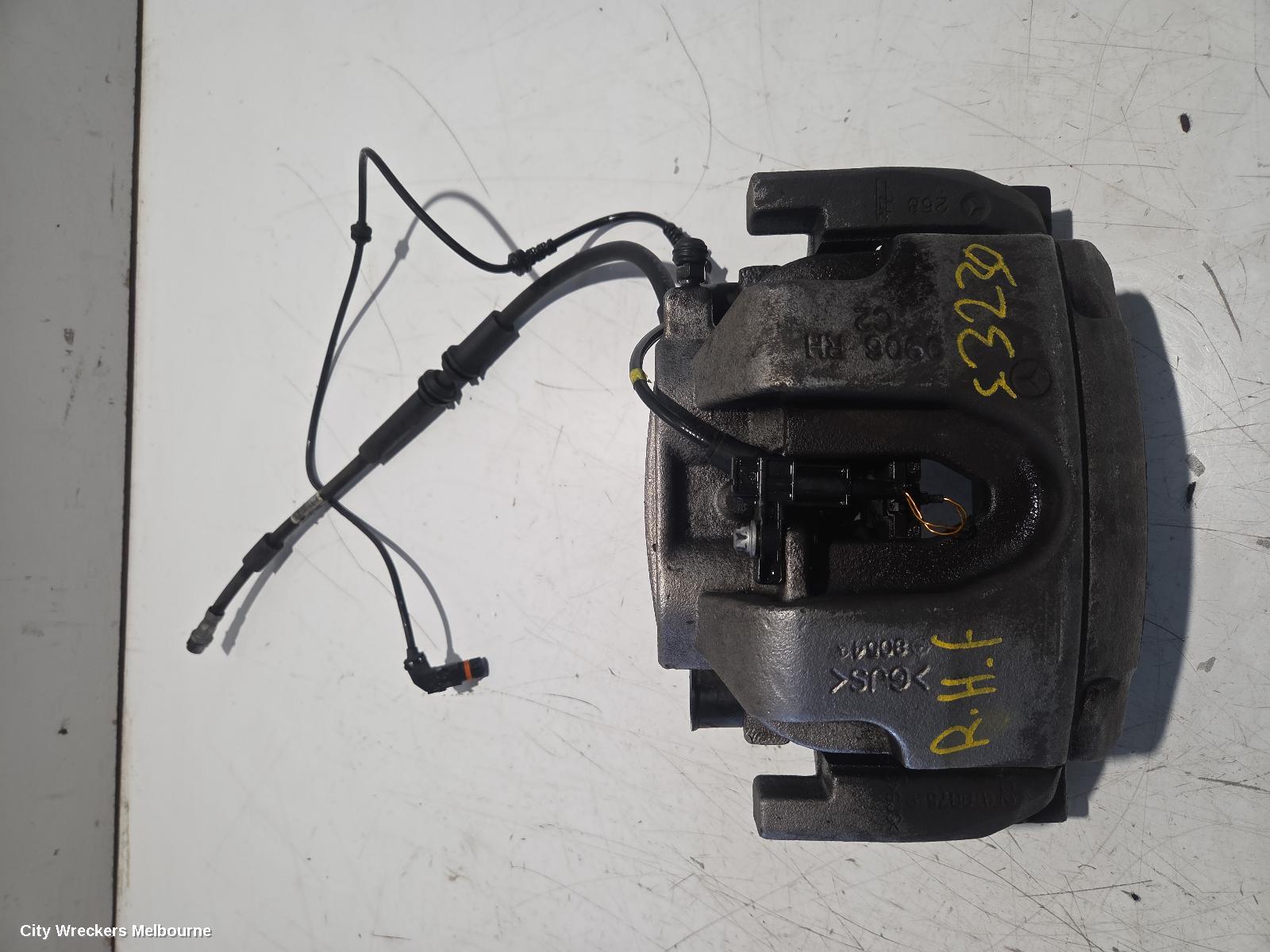 MERCEDES GLS CLASS CALIPER, X166, RH FRONT, STANDARD, NON AMG TYPE, 01/2016 - 06/2019