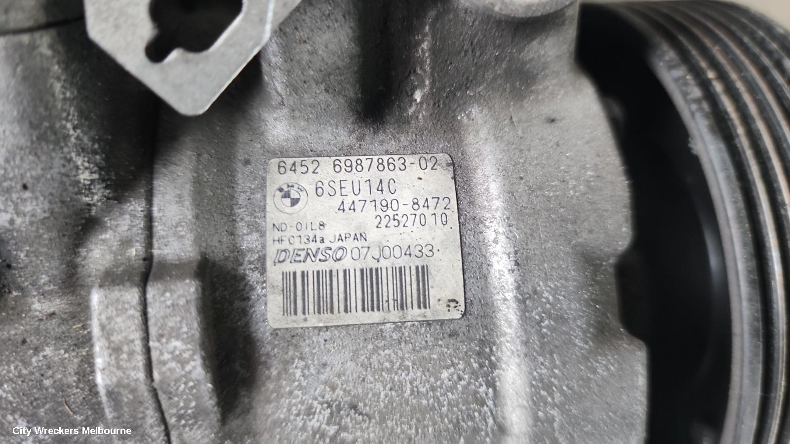 BMW 5 SERIES A/C COMPRESSOR, E60, 6CYL, PETROL, 04/2005 - 04/2010