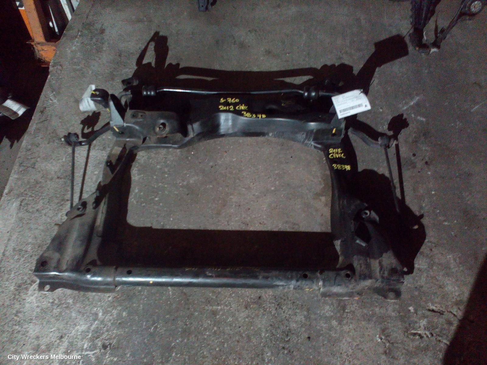 HONDA CIVIC FRT XMEMBER/CRADLE, 9TH GEN, 1.8/2.0, PETROL, CROSSMEMBER, SEDAN, 02/2012 - 04/2016