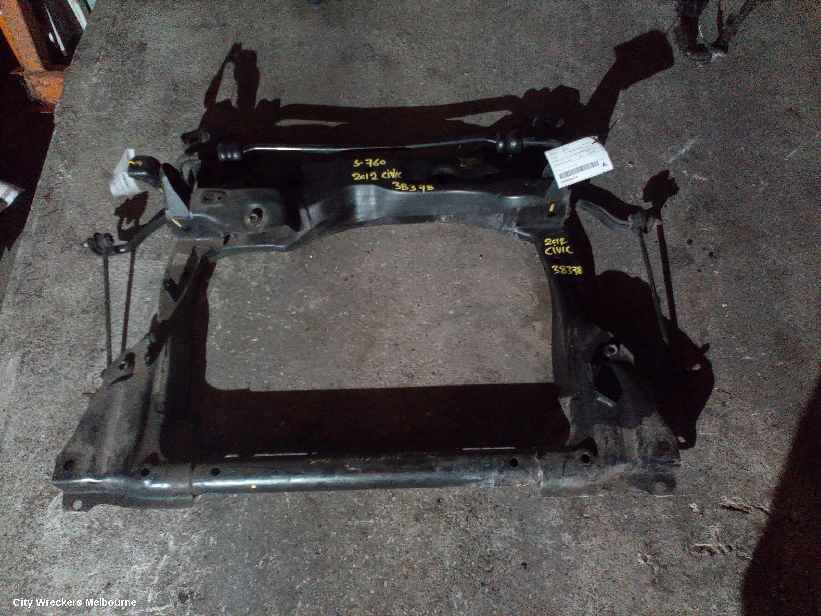 HONDA CIVIC FRT XMEMBER/CRADLE, 9TH GEN, 1.8/2.0, PETROL, CROSSMEMBER, SEDAN, 02/2012 - 04/2016