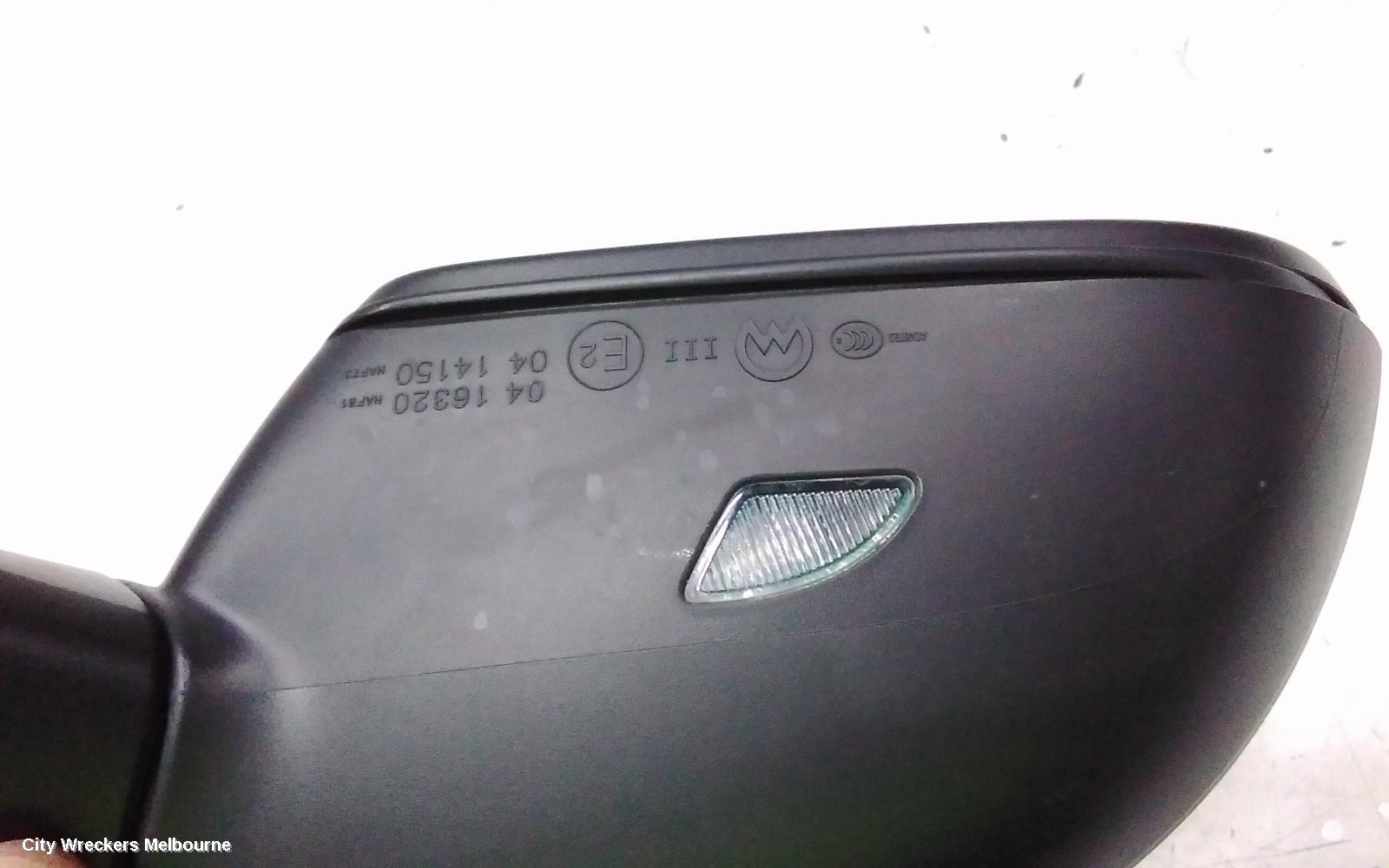VOLKSWAGEN PASSAT RIGHT DOOR MIRROR, B8/MK7, POWER FOLD, W/ AUTO DIM TYPE, 06/2015 - 10/2019
