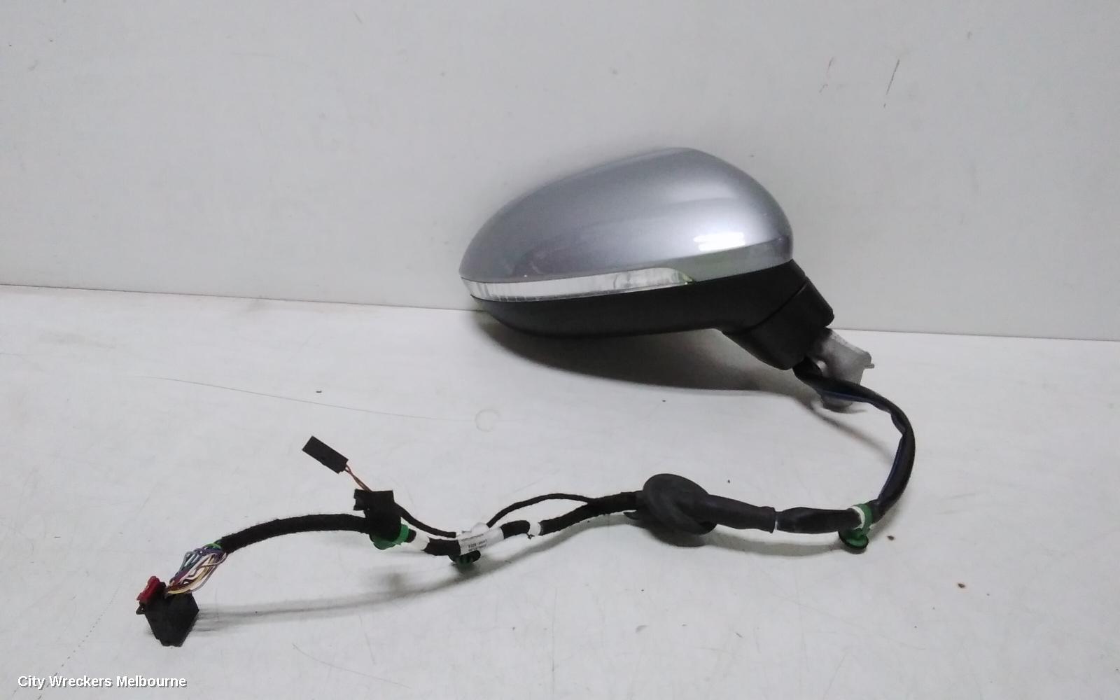 VOLKSWAGEN PASSAT RIGHT DOOR MIRROR, B8/MK7, POWER FOLD, W/ AUTO DIM TYPE, 06/2015 - 10/2019