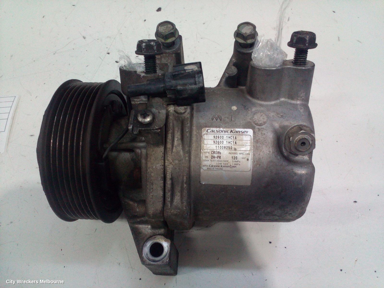 NISSAN MICRA A/C COMPRESSOR, K13, 1.2, PETROL, 10/2010 - 12/2016