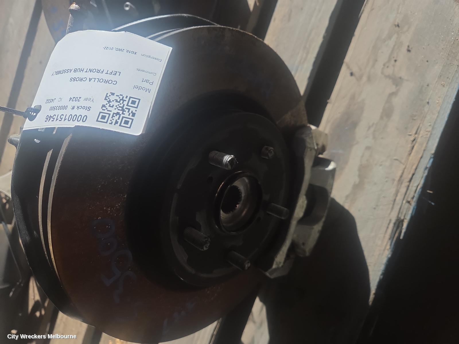 TOYOTA COROLLA CROSS LEFT FRONT HUB ASSEMBLY, XG10, 2WD, 01/2022 ONWARDS