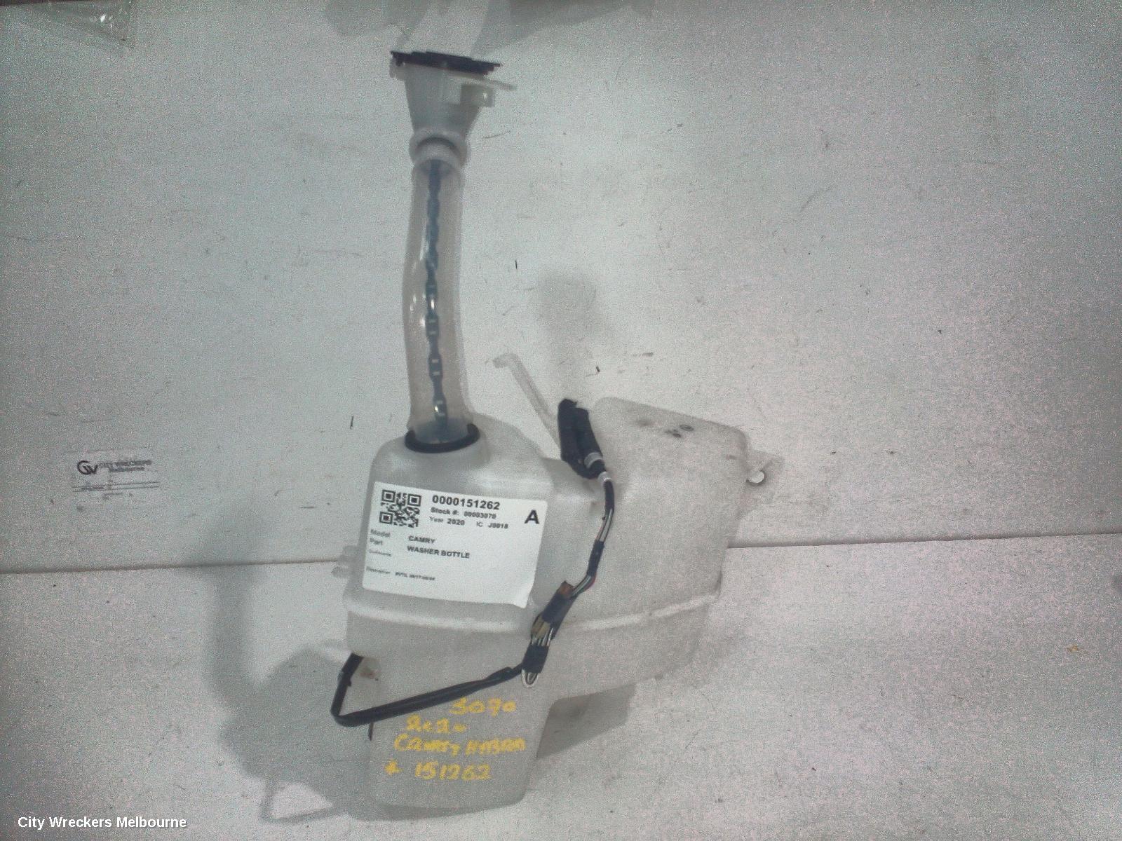 TOYOTA CAMRY WASHER BOTTLE, XV70, 09/2017 - 05/2024