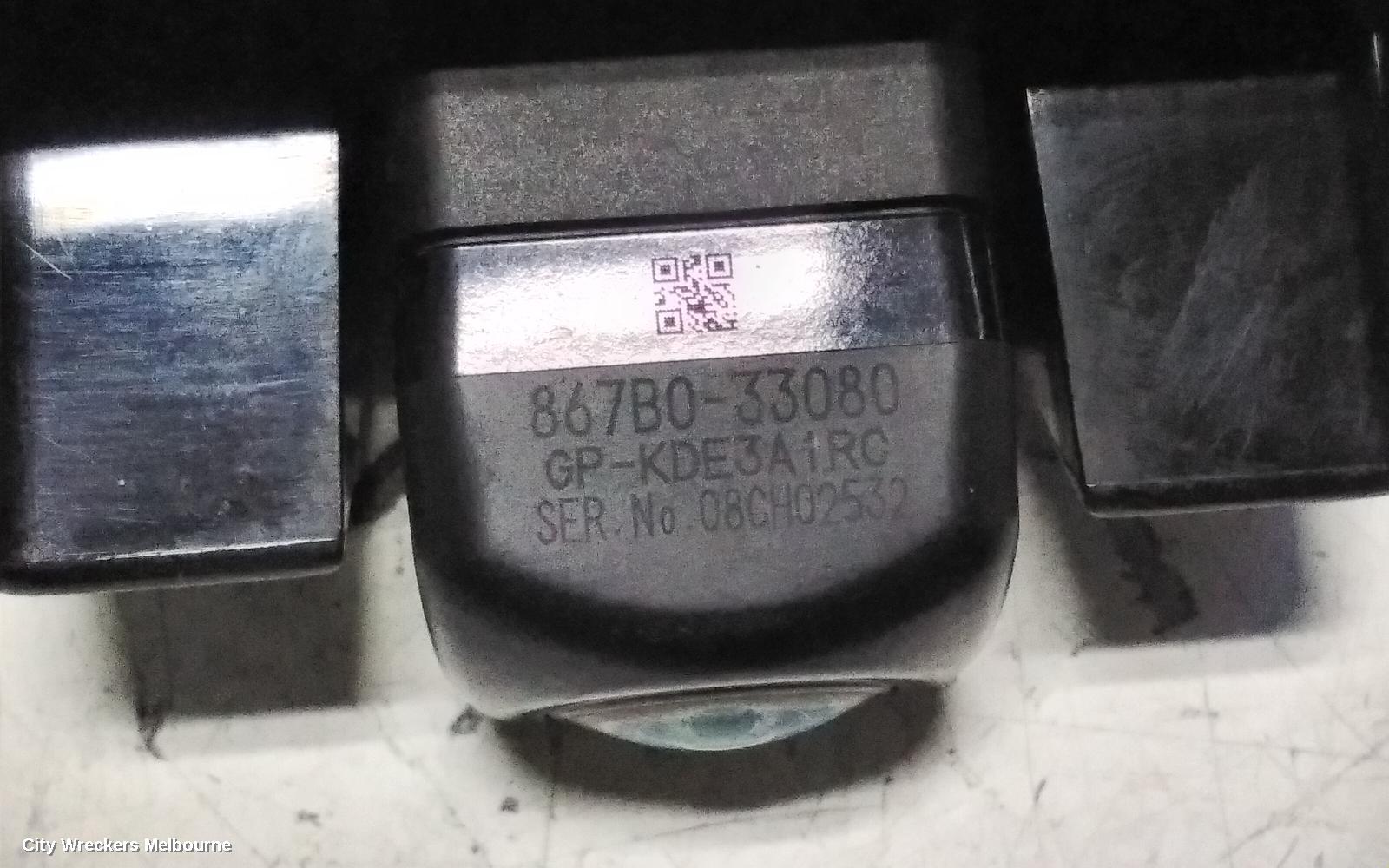 TOYOTA CAMRY REVERSE CAMERA, REVERSE CAMERA, XV70, 09/2020 - 05/2024