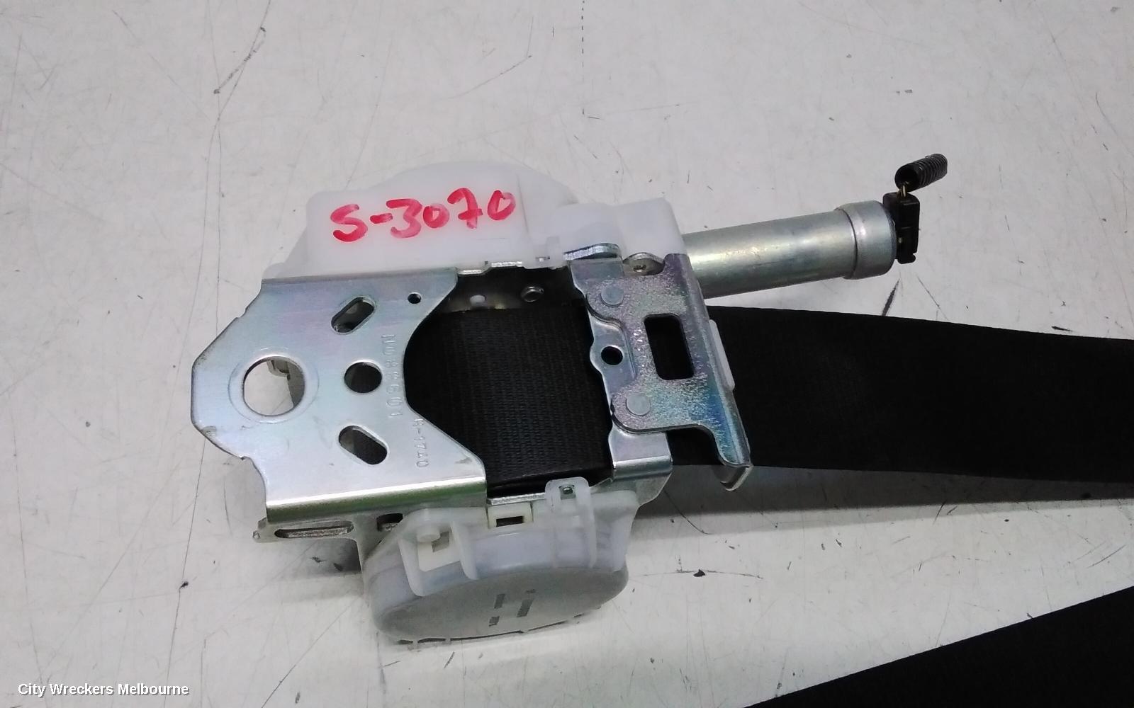TOYOTA CAMRY SEATBELT/STALK, RH FRONT, SEAT BELT ONLY, XV70, 09/2017 - 05/2024