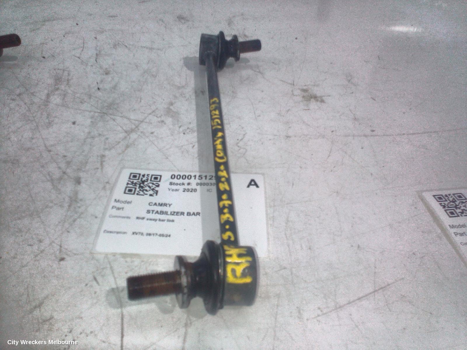 TOYOTA CAMRY STABILISER BAR, XV70, 09/2017 - 05/2024