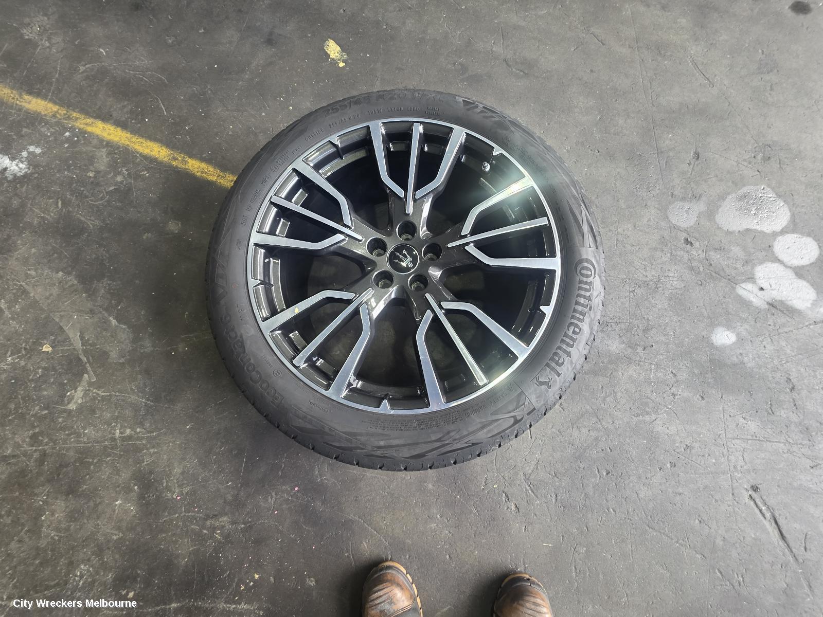 MASERATI GRECALE WHEEL MAG, M182, FACTORY, 20X10IN, REAR, 5 Y SPOKE, 03/2022 ONWARDS