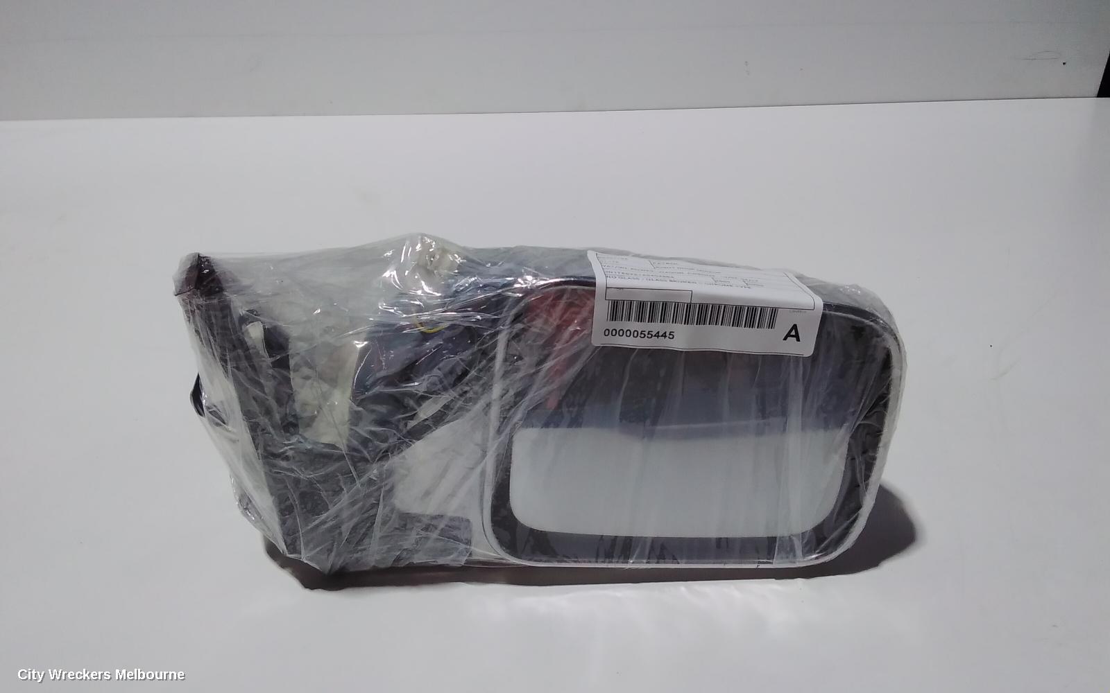 NISSAN PATROL RIGHT DOOR MIRROR, Y61/GU, POWER, WAGON, CHROME, 10/2004 - 04/2017