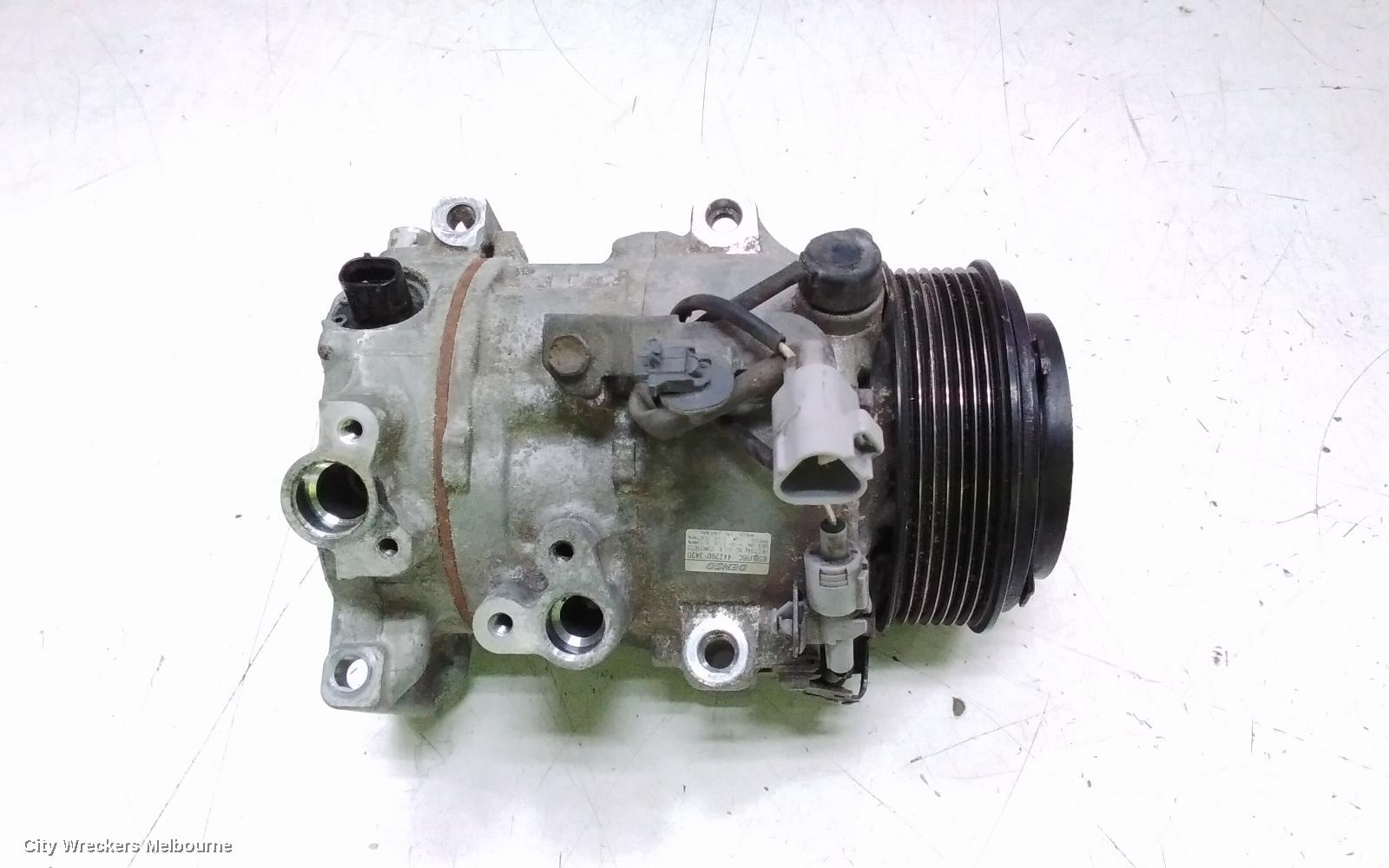 TOYOTA AURION A/C COMPRESSOR, GSV40R, 3.5, 2GR-FE, 6SBU16C, 10/2006 - 03/2012