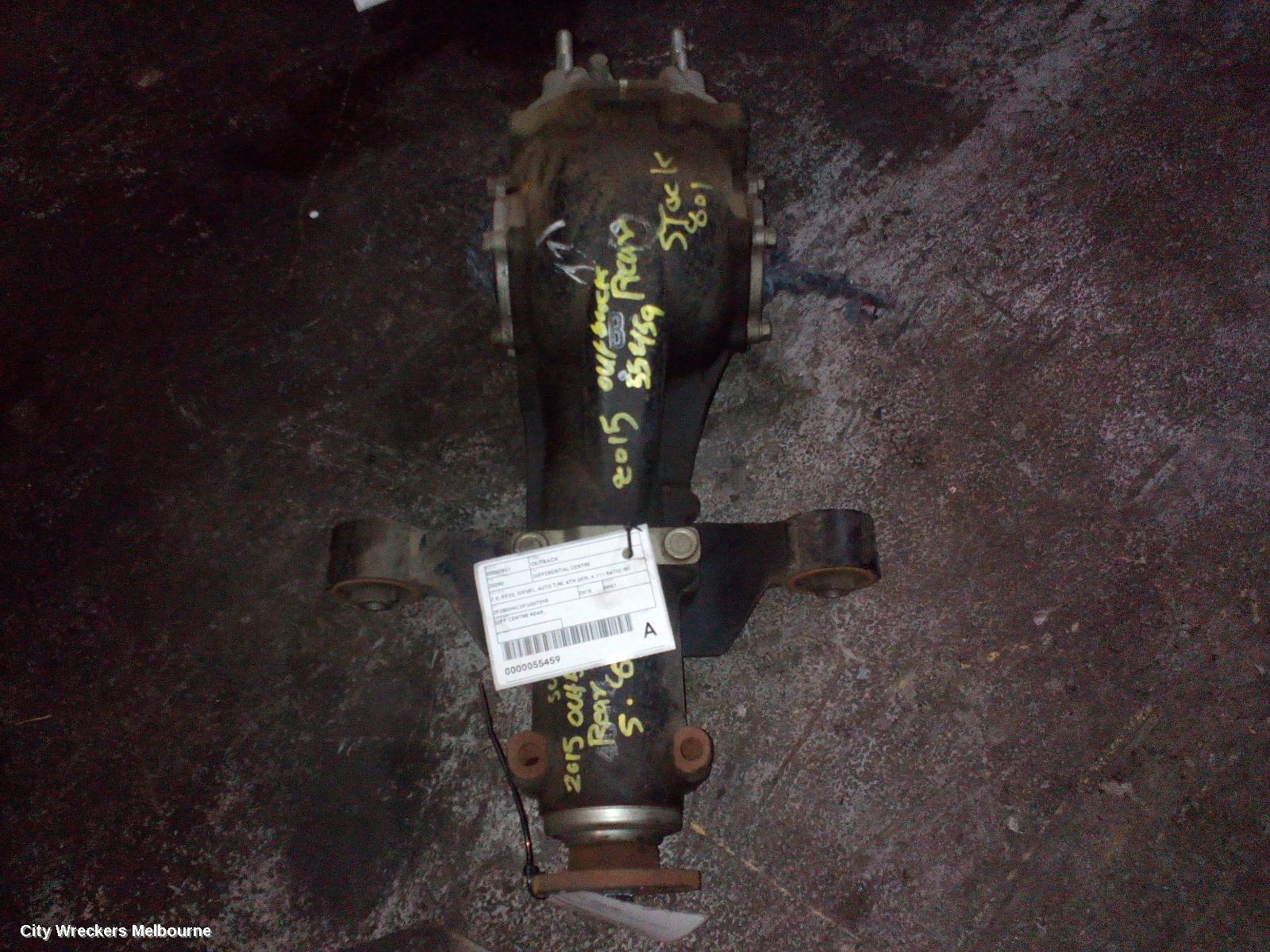 SUBARU OUTBACK DIFFERENTIAL CENTRE, 2.0, EE20, DIESEL, AUTO T/M, 6TH GEN, 4.111 RATIO (B1 CODE), 08/2014 - 12/2020