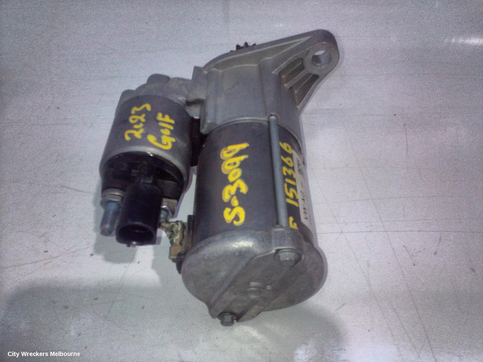 VOLKSWAGEN GOLF STARTER, GEN 8, PETROL, 1.4, TURBO, DJKA CODE, BOSCH, 1.5KW, 09/2020 ONWARDS