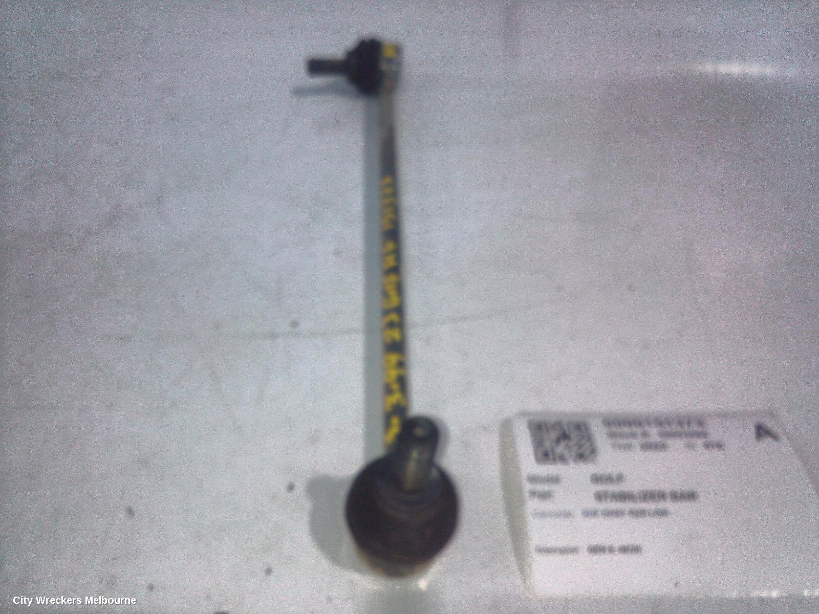 VOLKSWAGEN GOLF STABILISER BAR, GEN 8, 09/2020 ONWARDS