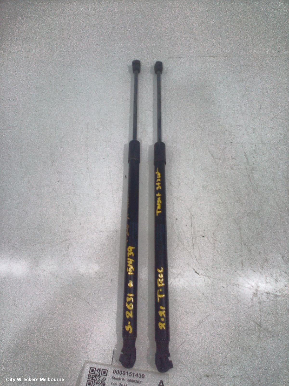 VOLKSWAGEN T-ROC HATCH STRUT, A1, TAILGATE STRUTS (PAIR), NON POWER TYPE, 03/2020 ONWARDS