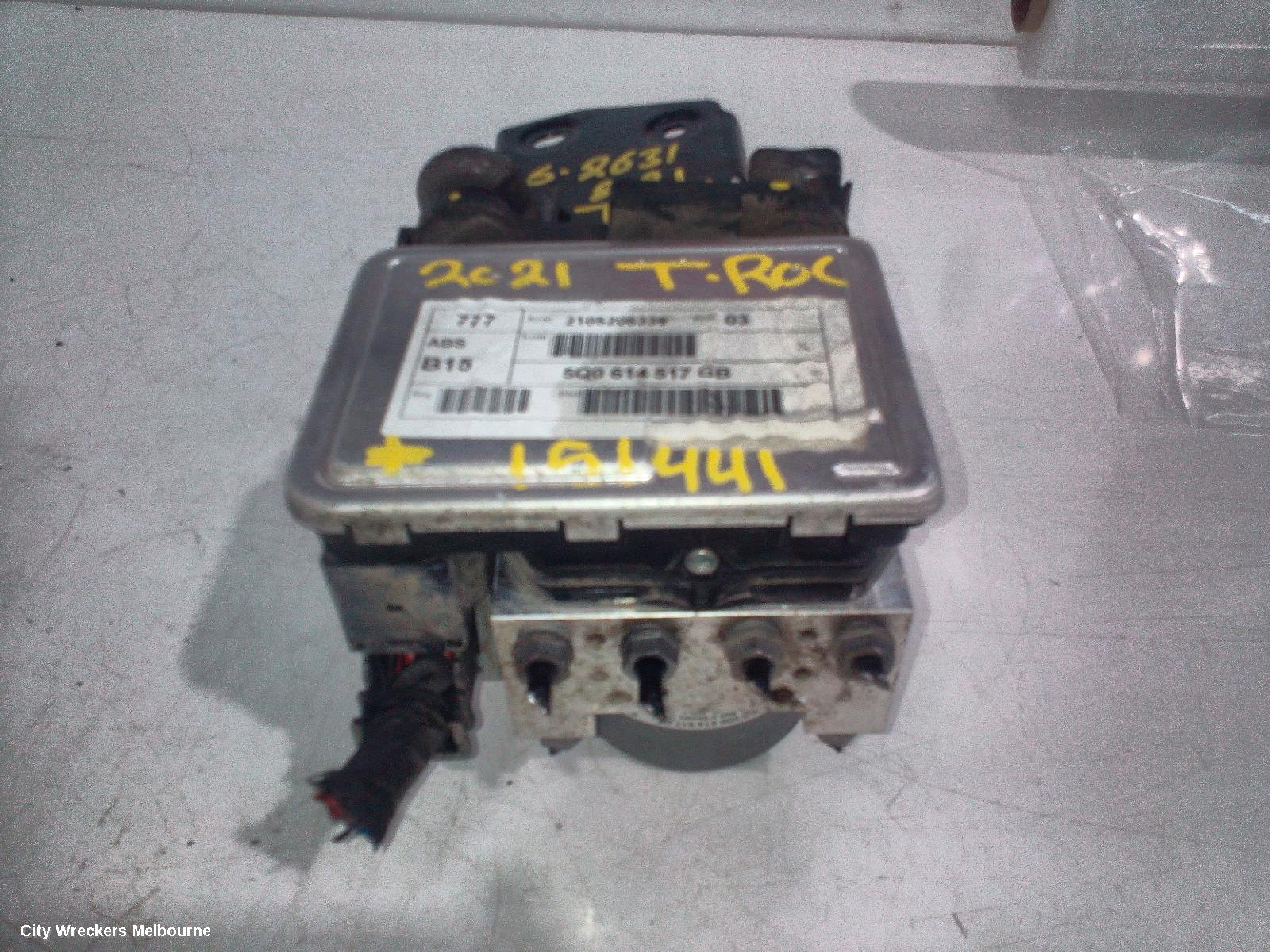 VOLKSWAGEN T-ROC ABS PUMP/MODULATOR, A1, P/N 5Q0614517GB, 03/2020 ONWARDS