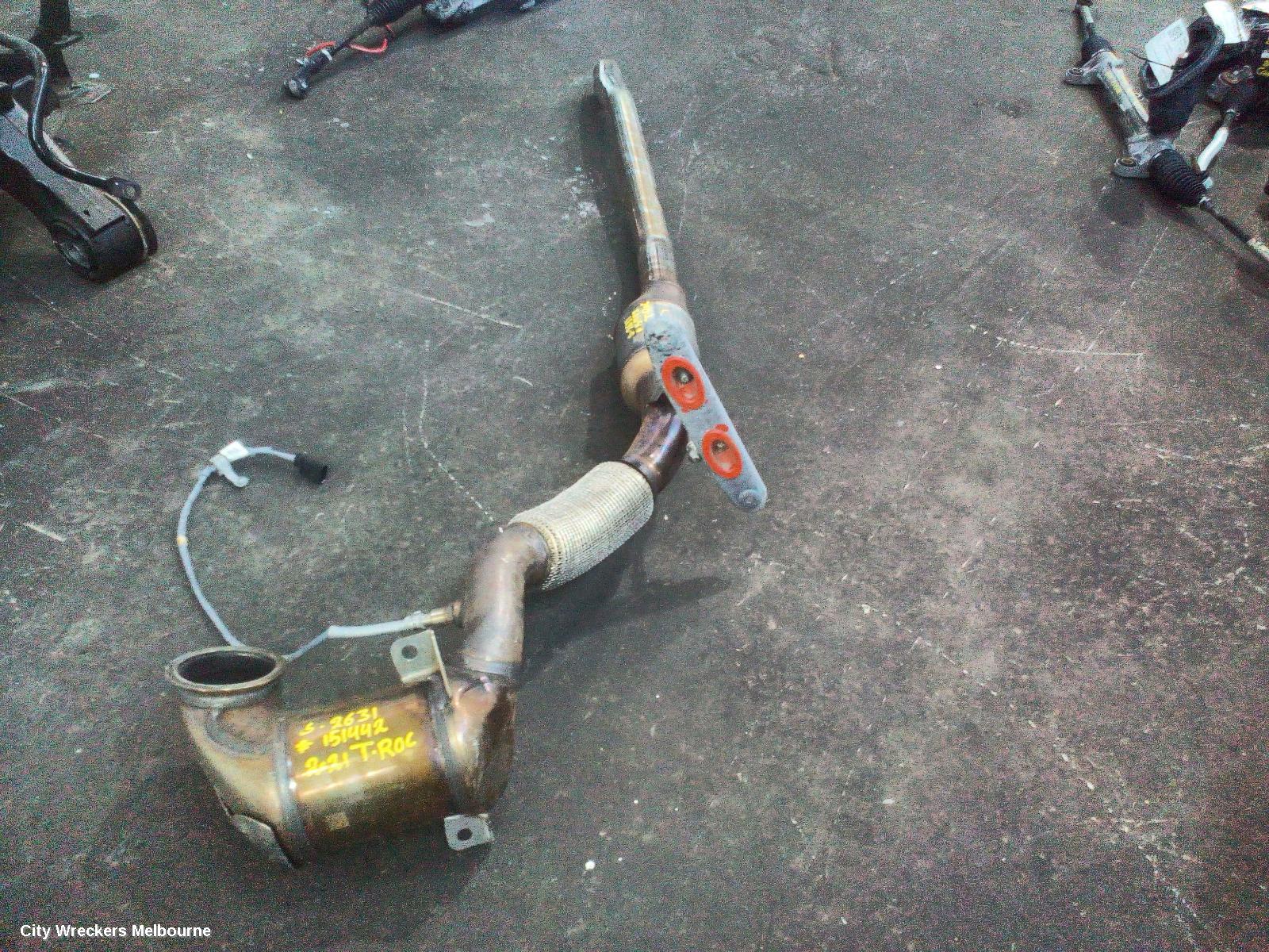 VOLKSWAGEN T-ROC CATALYTIC CONVERTER, DOWNPIPE-CAT TYPE, 2.0, PETROL, CZPB CODE, A1, 03/2020 ONWARDS