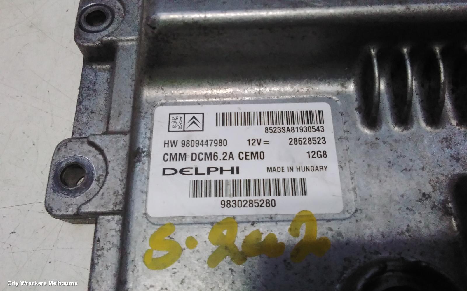 PEUGEOT EXPERT ECU, K0, 04/2018 ONWARDS