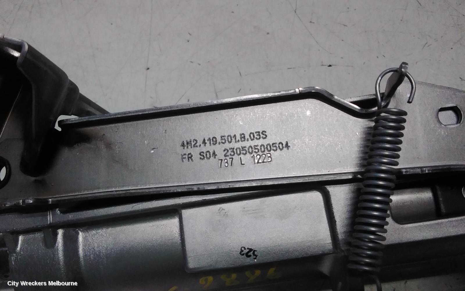 AUDI Q7 STEERING COLUMN, 4M, NON ELECTRIC, 07/2015 ONWARDS