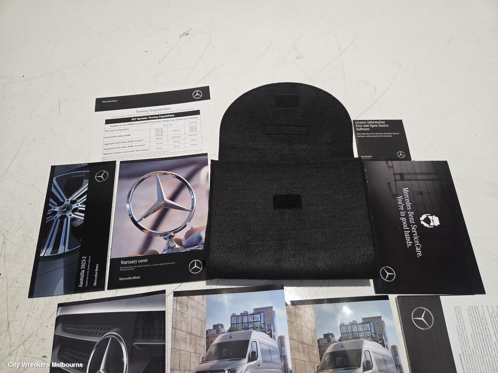 MERCEDES SPRINTER OWNERS HANDBOOK, VS30, 05/2018 ONWARDS