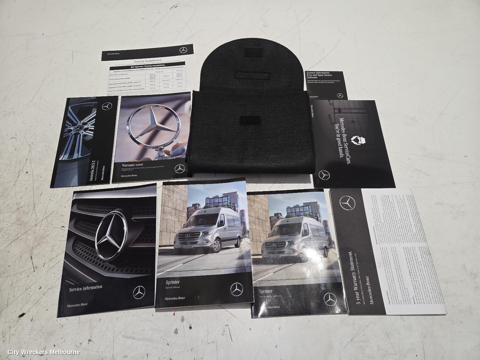 MERCEDES SPRINTER OWNERS HANDBOOK, VS30, 05/2018 ONWARDS