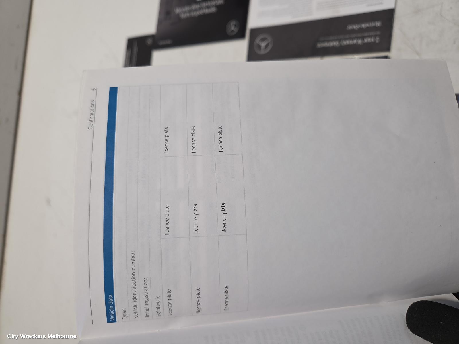 MERCEDES SPRINTER OWNERS HANDBOOK, VS30, 05/2018 ONWARDS