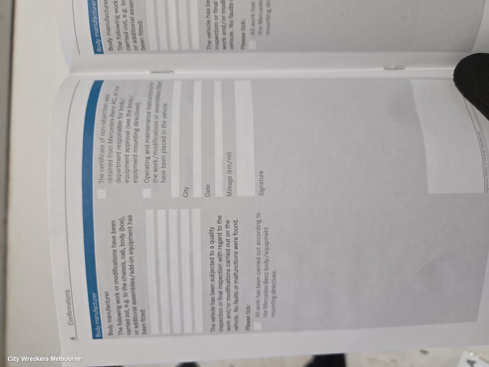 MERCEDES SPRINTER OWNERS HANDBOOK, VS30, 05/2018 ONWARDS