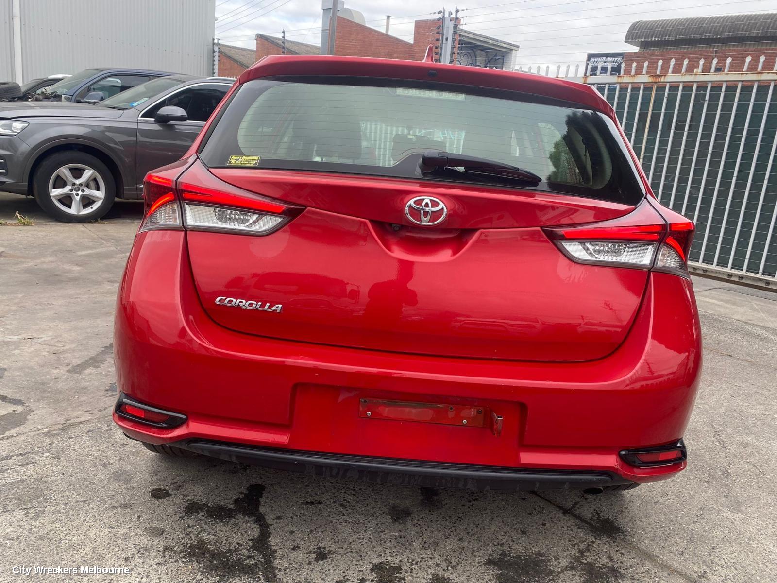 TOYOTA COROLLA BOOTLID/TAILGATE, TAILGATE, ZRE182R/ZWE186R, 03/2015 - 06/2018