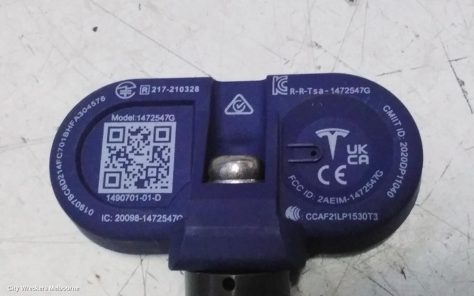 TESLA MODEL Y, 1ST GEN, 03/2022 ONWARDS, 20098-1472547G  TYRE PRESSURE SENSOR: 151641