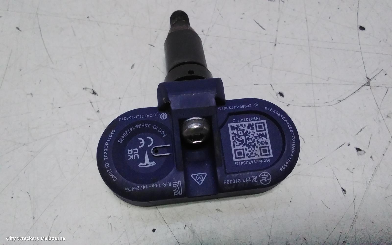 TESLA MODEL Y, 1ST GEN, 03/2022 ONWARDS, 20098-1472547G  TYRE PRESSURE SENSOR: 151643