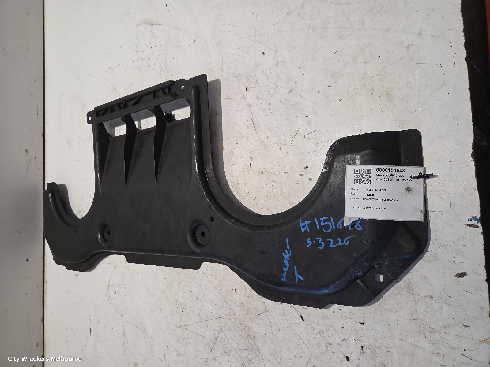 MERCEDES GLE CLASS, C292/W166 06/2015 - 04/2019, SPLASH TRAY UNDER GEARBOX: 151648