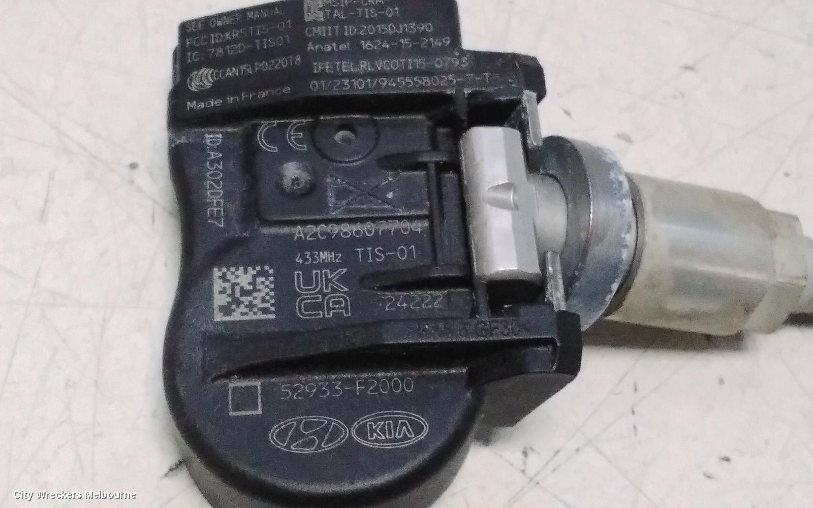 KIA SPORTAGE, QL, 10/2015 - 08/2021, A2C98607704  TYRE PRESSURE  HYUNDAI AND KIA : 151656