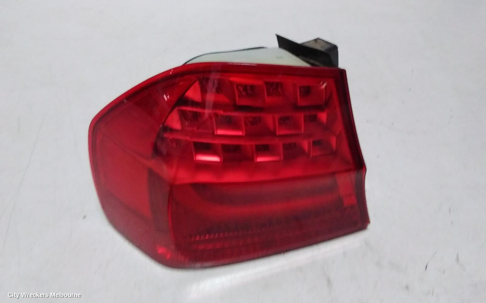 BMW 3 SERIES LEFT TAILLIGHT, E90, SEDAN, LED TYPE, 11/2008 - 01/2012
