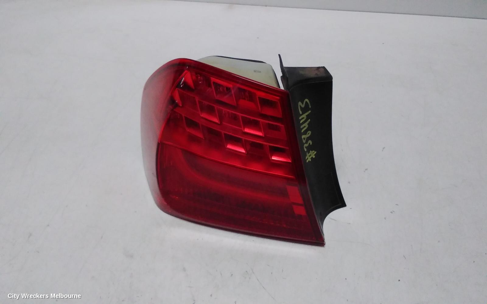 BMW 3 SERIES LEFT TAILLIGHT, E90, SEDAN, LED TYPE, 11/2008 - 01/2012