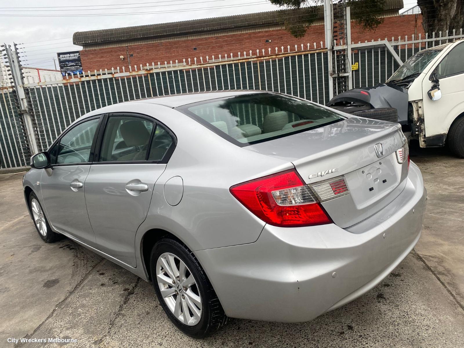HONDA CIVIC RIGHT TAILLIGHT, 9TH GEN, SEDAN (VIN JHMFB/MRHFB), NON HYBRID, 02/2012 - 04/2016
