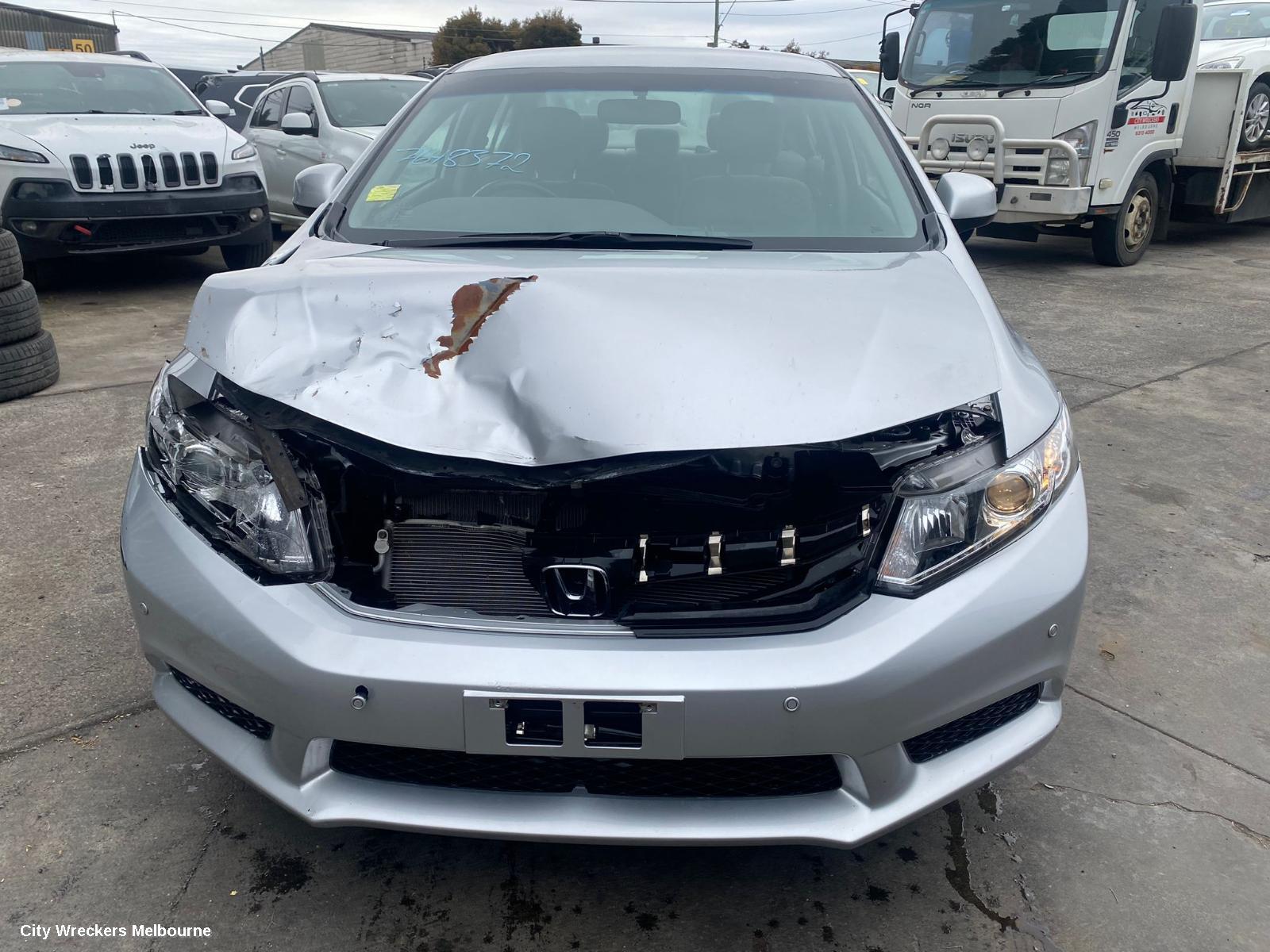 HONDA CIVIC RIGHT TAILLIGHT, 9TH GEN, SEDAN (VIN JHMFB/MRHFB), NON HYBRID, 02/2012 - 04/2016