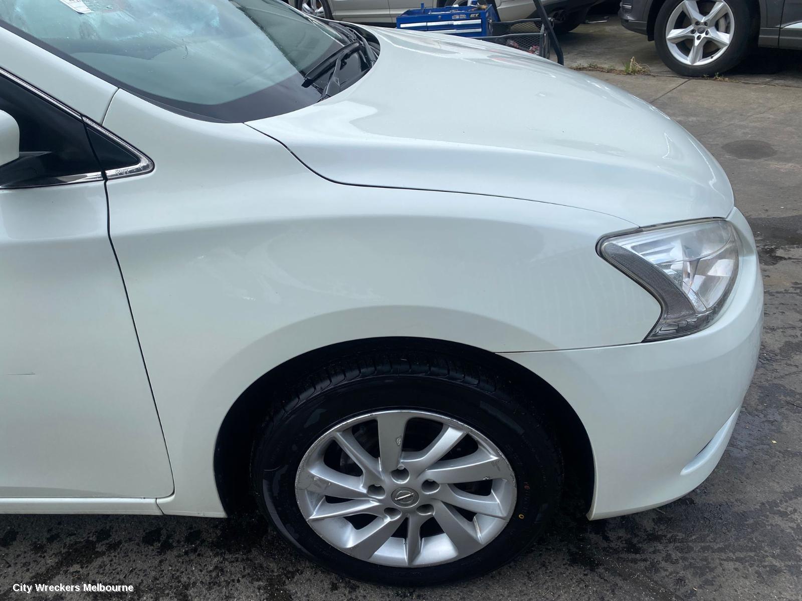 NISSAN PULSAR FRONT BUMPER, B17, SEDAN, ST/ST-L, NON H/LAMP WASHER TYPE, 12/2012 - 12/2017