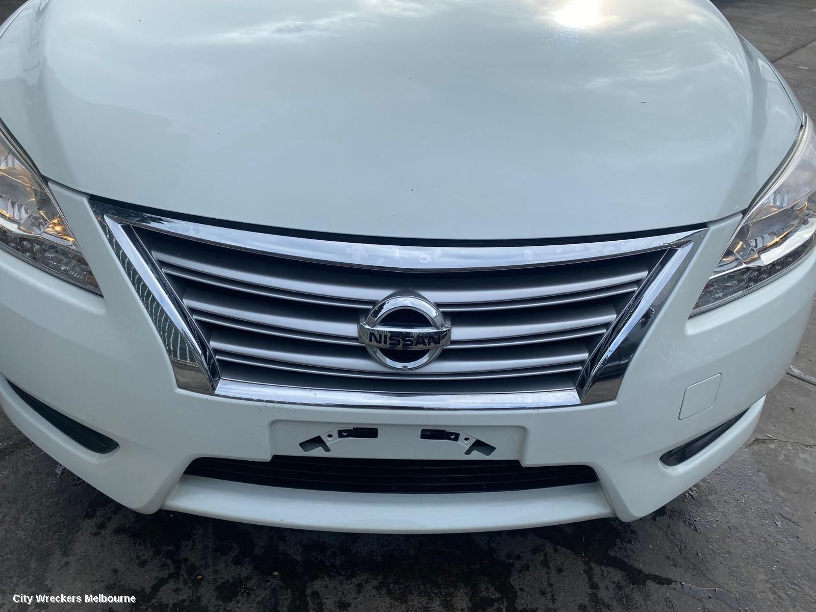 NISSAN PULSAR FRONT BUMPER, B17, SEDAN, ST/ST-L, NON H/LAMP WASHER TYPE, 12/2012 - 12/2017