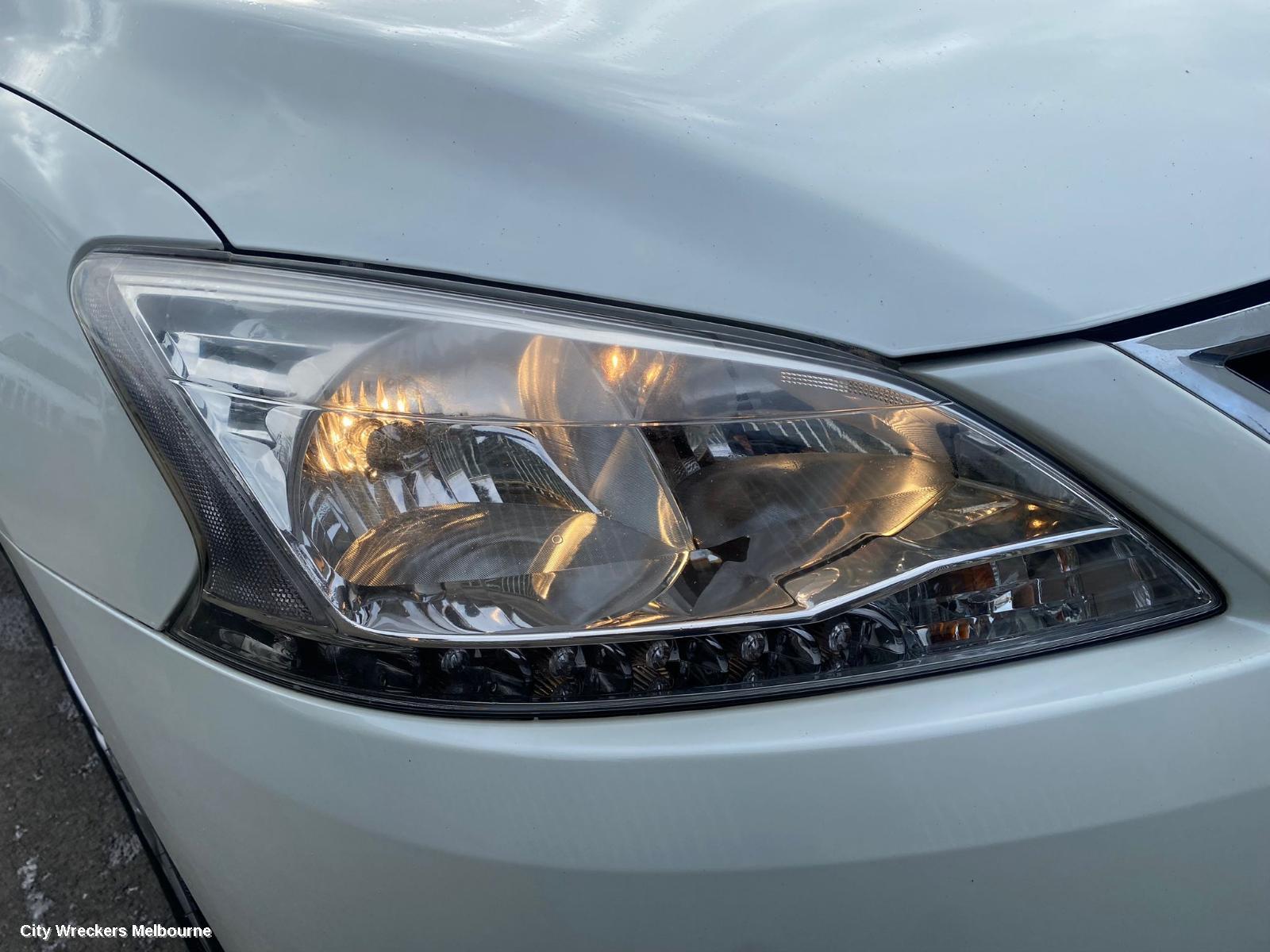 NISSAN PULSAR FRONT BUMPER, B17, SEDAN, ST/ST-L, NON H/LAMP WASHER TYPE, 12/2012 - 12/2017