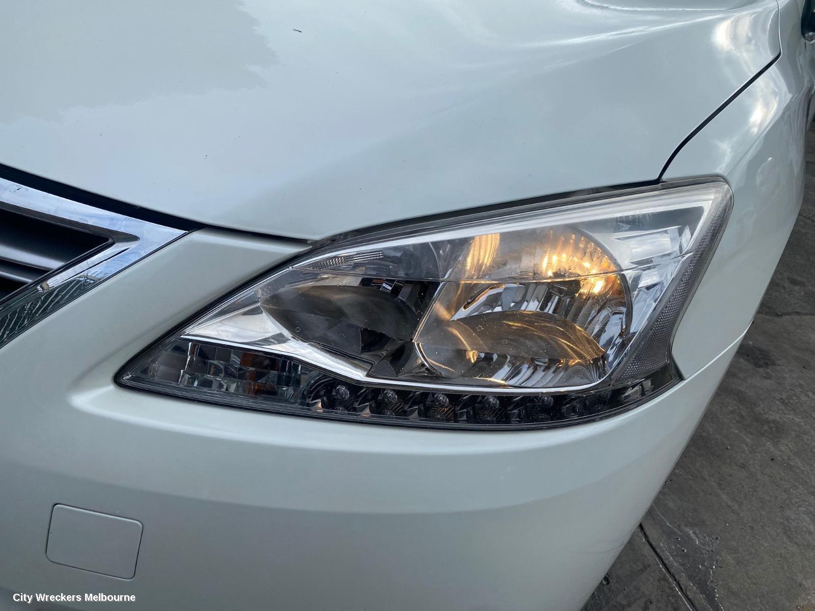 NISSAN PULSAR FRONT BUMPER, B17, SEDAN, ST/ST-L, NON H/LAMP WASHER TYPE, 12/2012 - 12/2017